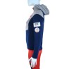 Löffler Damen Team Austria Hybrid Funktionsjacke ÖSV mit Kapuze Graustein-tiefes Wasser